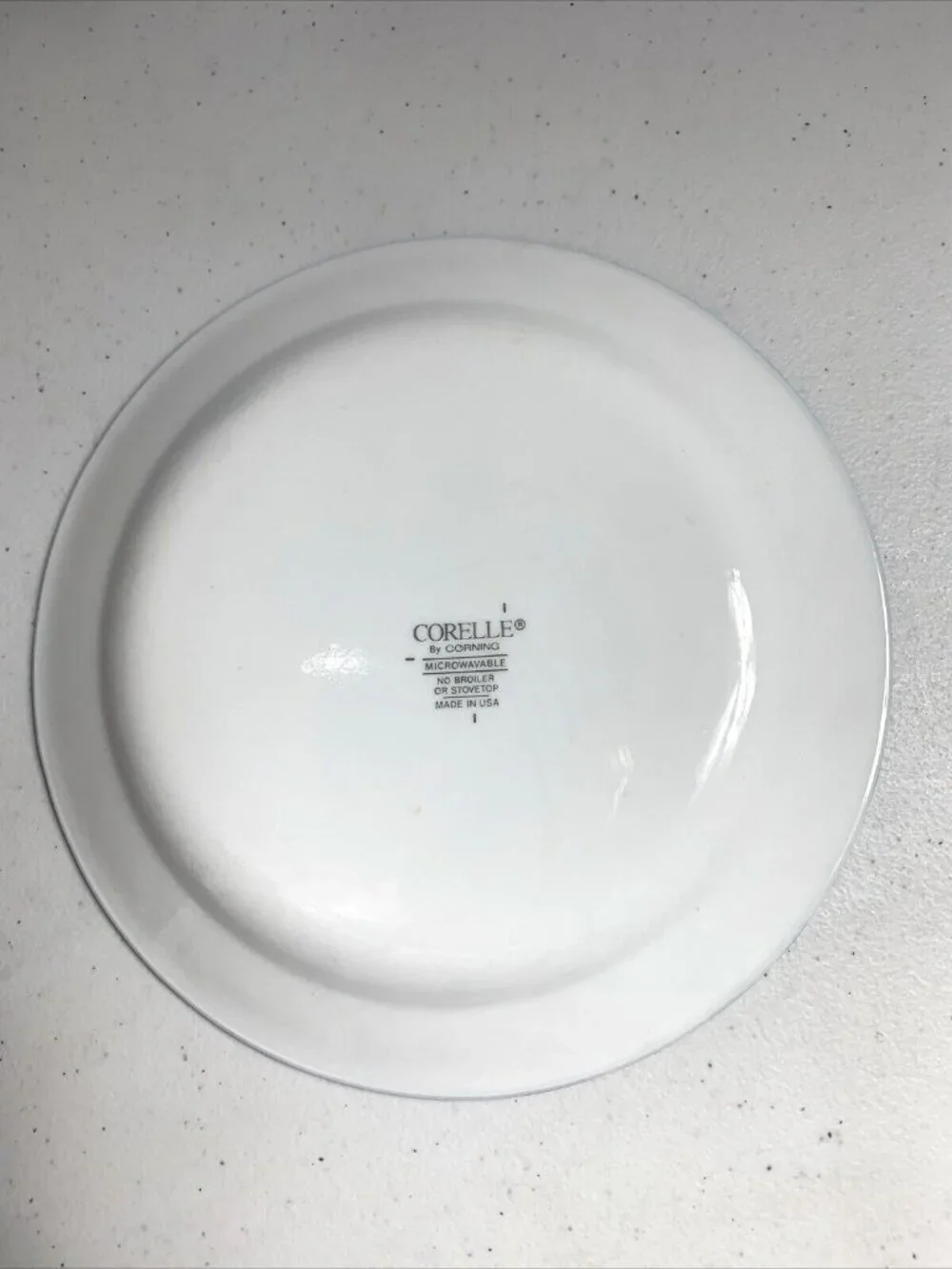 (1) Vintage Corning Corelle Blue Velvet Rose 7-1/8